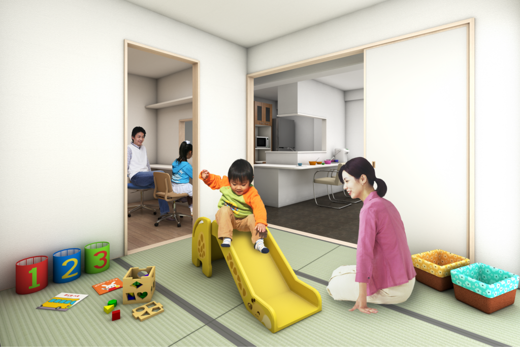 京都市子育て世帯向けリノベーション